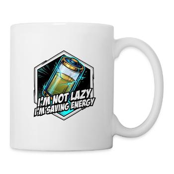 I save energy – motif - Mug - white - Right