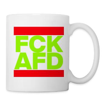 FCK AFD, NIE WIEDER IST JETZT, PAS DE NZS, PAS D’AFD - Mug blanc - blanc - Droite