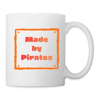 Made by Pirates - Tasse - Weiß - Rechts
