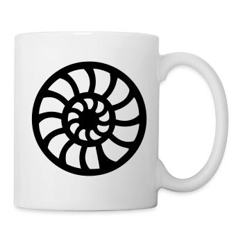 fossile - Mug blanc - blanc - Droite