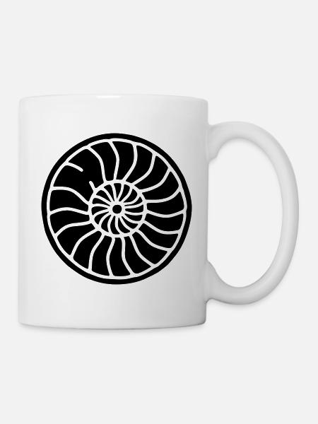 Ammonit - Tasse - Weiß