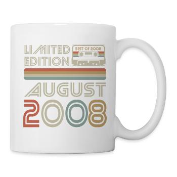 Cassette | Meilleurs d’août 2008 | Édition limitée - Mug blanc - blanc - Droite