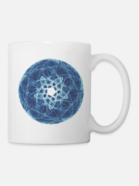 Chemins de lumière du vide – Attracteur étrange - Mug blanc - blanc