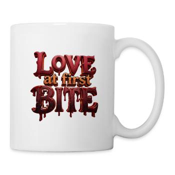 Love at First Bite Vampire Tee - Mug - white - Right