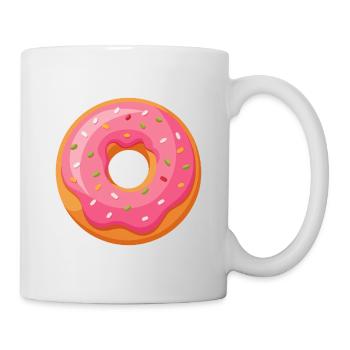 Donut - Tasse - Weiß - Rechts