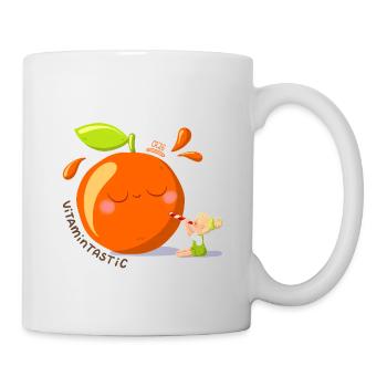 Vitamintastic Orangen Girl - Tasse - Weiß - Rechts