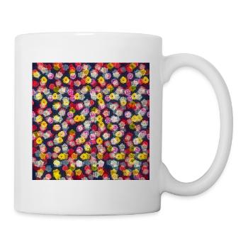 Rosenblüten #9 - Tasse - Weiß - Rechts