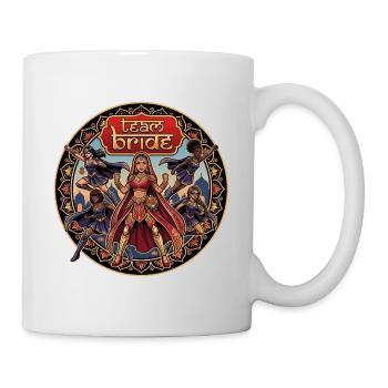 Team Bride Mandala Kraft - Tasse - Weiß - Rechts
