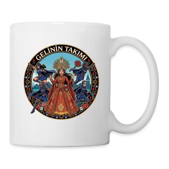 Brautkönigin mit Tänzern - Tasse - Weiß - Rechts