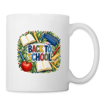 Back to School Books and Supplies - Mug - white - Right
