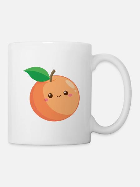 Kawaii Peach - Tasse - Weiß