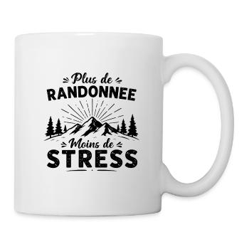 Plus de randonnée humour randonneur cadeau - Mug blanc - blanc - Droite
