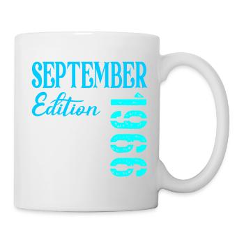 September 1966 - 60. Geburtstag - Tasse - Weiß - Rechts