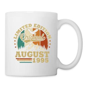 Original Août 1995 Vintage Cadeau Anniversaire - Mug blanc - blanc - Droite