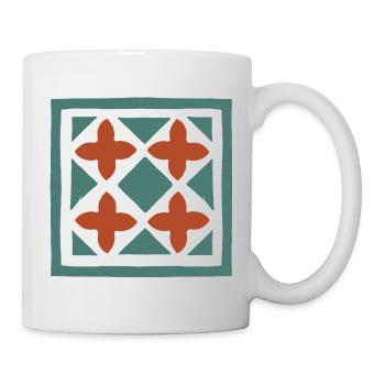 Andalusian Tiles 15 - Mug - white - Right