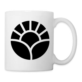 Motif du soleil et des plantes du jardinier - Mug blanc - blanc - Droite
