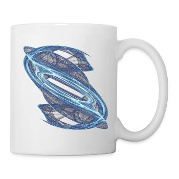 Kristallströme – Strange Attractor - Tasse - Weiß - Rechts