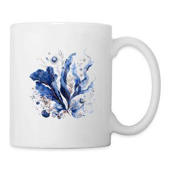 Abyssal cyanotype herbarium - Mug - white - Right
