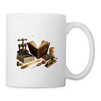 Celestial Bookbinder's Workshop - Mug - white - Right