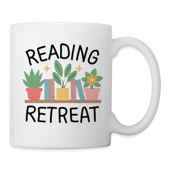 Reading Retreat Botanical Books - Mug - white - Right
