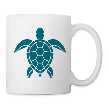 Chemise d’été Tortue - Mug blanc - blanc - Droite