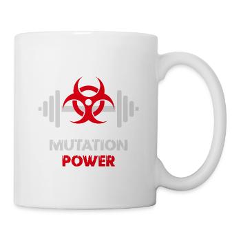 Force des mutations en powerlifting - Mug blanc - blanc - Droite