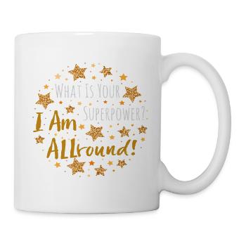 I Am Allround - Mug - white - Right
