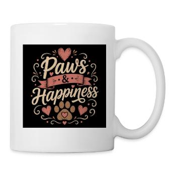 Paws & Happiness - Mug - white - Right