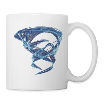 Eisbahnen des Chaos – Strange Attractor - Mug - white - Right