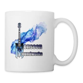 Logo officiel de Monsoon Soundworks - Mug blanc - blanc - Droite