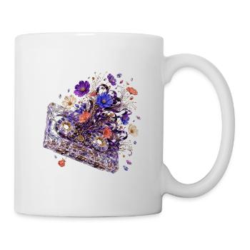 Cassette botanique analogique - Mug blanc - blanc - Droite