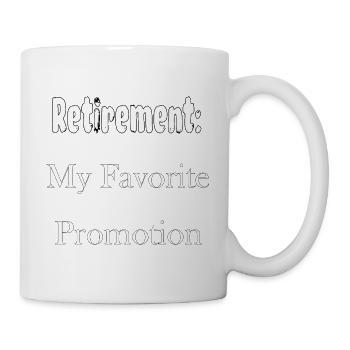 Retraite : ma promotion préférée - Mug blanc - blanc - Droite