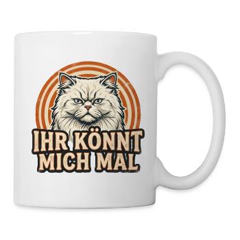 Ihr könnt mich mal - Persische Katze - Tasse - Weiß - Rechts