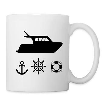 Motorboat - Mug - white - Right