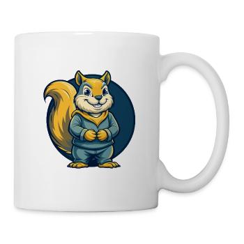 Mascotte Écureuil Kawaii Logo de Clipart Logo - Mug blanc - blanc - Droite