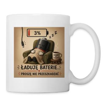 Charging Battery Please Do Not Disturb - Mug - white - Right
