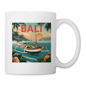 Bali sailing dream on the island paradise - Mug - white - Right
