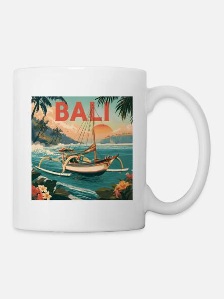 Bali Segeltraum am Inselparadies - Tasse - Weiß