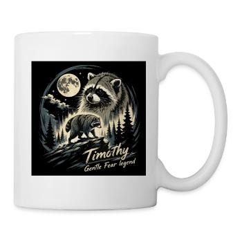Jimothy Waschbär Lustige Jimothy aus Seattle - Tasse - Weiß - Rechts