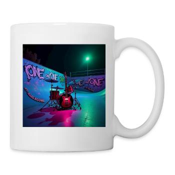 One and One von Mark Noone - Tasse - Weiß - Rechts