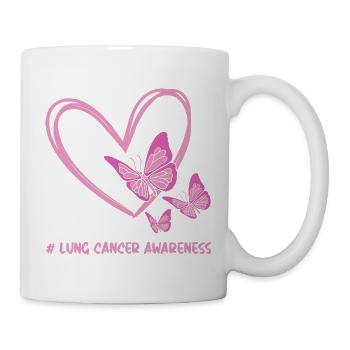 Cancer du poumon Cancer survivant du cancer Cancer Est une odeur - Mug blanc - blanc - Droite