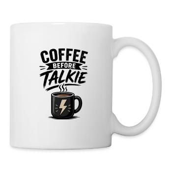 coffee before talkie - Mug - white - Right