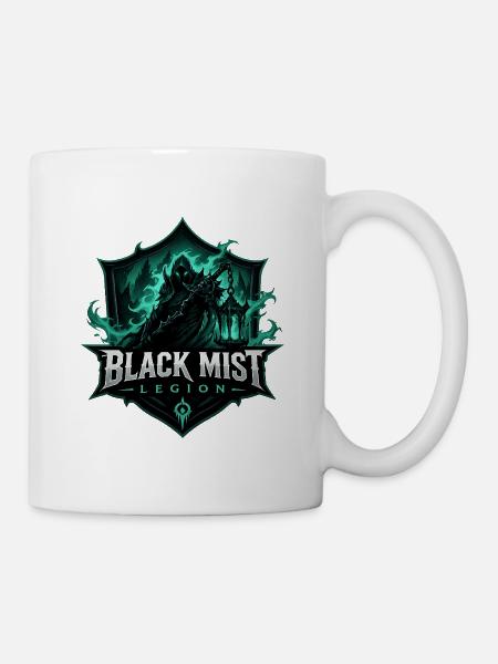 Black Mist Legion Logo Transparent - Mug blanc - blanc