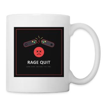 Rage Quit – Gamer Humoristique - Mug blanc - blanc - Droite