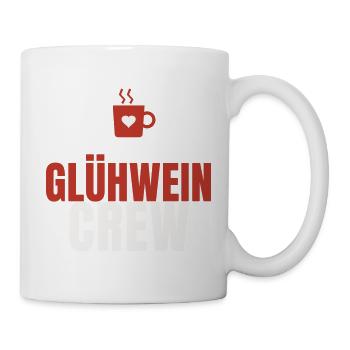 Glühwein Crew Weihnachtsmarkt Tasse Team Winter - Tasse - Weiß - Rechts