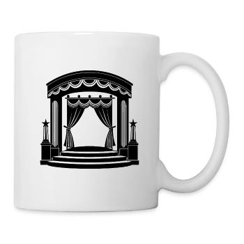 Theaterbühne - Tasse - Weiß - Rechts