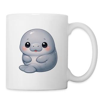 Seekuh - Tasse - Weiß - Rechts