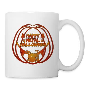 Joyeux Halloween Metal - Mug blanc - blanc - Droite
