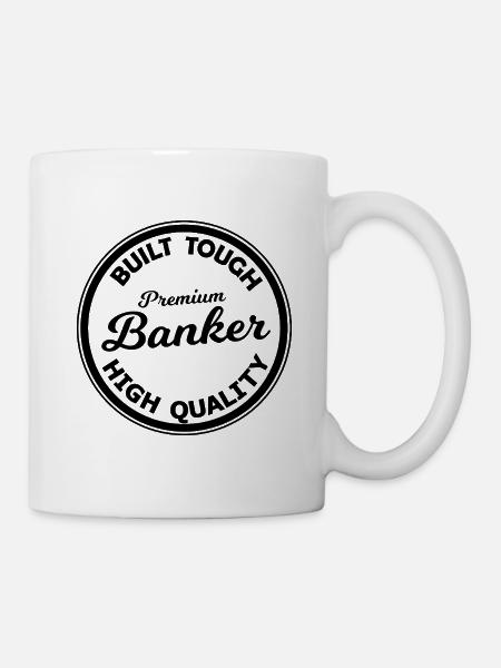 Banker Fanshirt - Tasse - Weiß