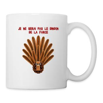 Dindon de Thanksgiving  - Mug blanc - blanc - Droite